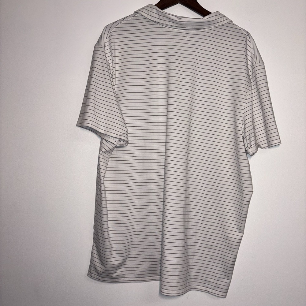 VRST Polo Shirt Mens XXL 2XL Performance Golf Casual Stretch Athletic Striped - Picture 2 of 5